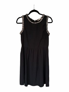 Altar'd State Black Sleeveless Dress with Contrast Trim